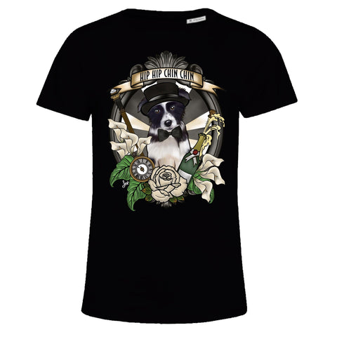 MYTi23 - Pets Heads Philosophy T-Shirt XS Hiphip Damen Shirt Border Collie Hundeshirt Hundefans