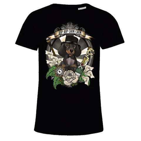 MYTi23 - Pets Heads Philosophy T-Shirt XS Hiphip Damen Shirt Dackel Hundeshirt Hundefans