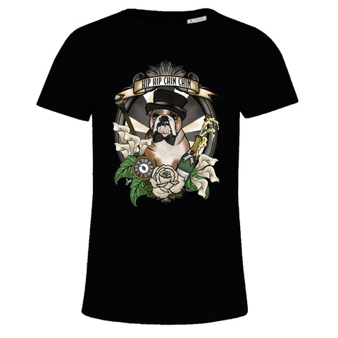 MYTi23 - Pets Heads Philosophy T-Shirt XS Hiphip Damen Shirt Englische Bulldogge Hundeshirt Hundefans