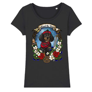 MYTi23 - Pets Heads Philosophy T-Shirt XS Schottland Damen Shirt Dackel Hundeshirt Hundefans