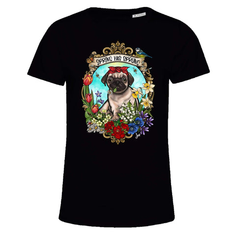 MYTi23 - Pets Heads Philosophy T-Shirt XS Spring Damen Shirt Mops Hundeshirt Hundefans