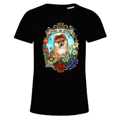 MYTi23 - Pets Heads Philosophy T-Shirt XS Spring Damen Shirt Pommeraner Hundeshirt Hundefans