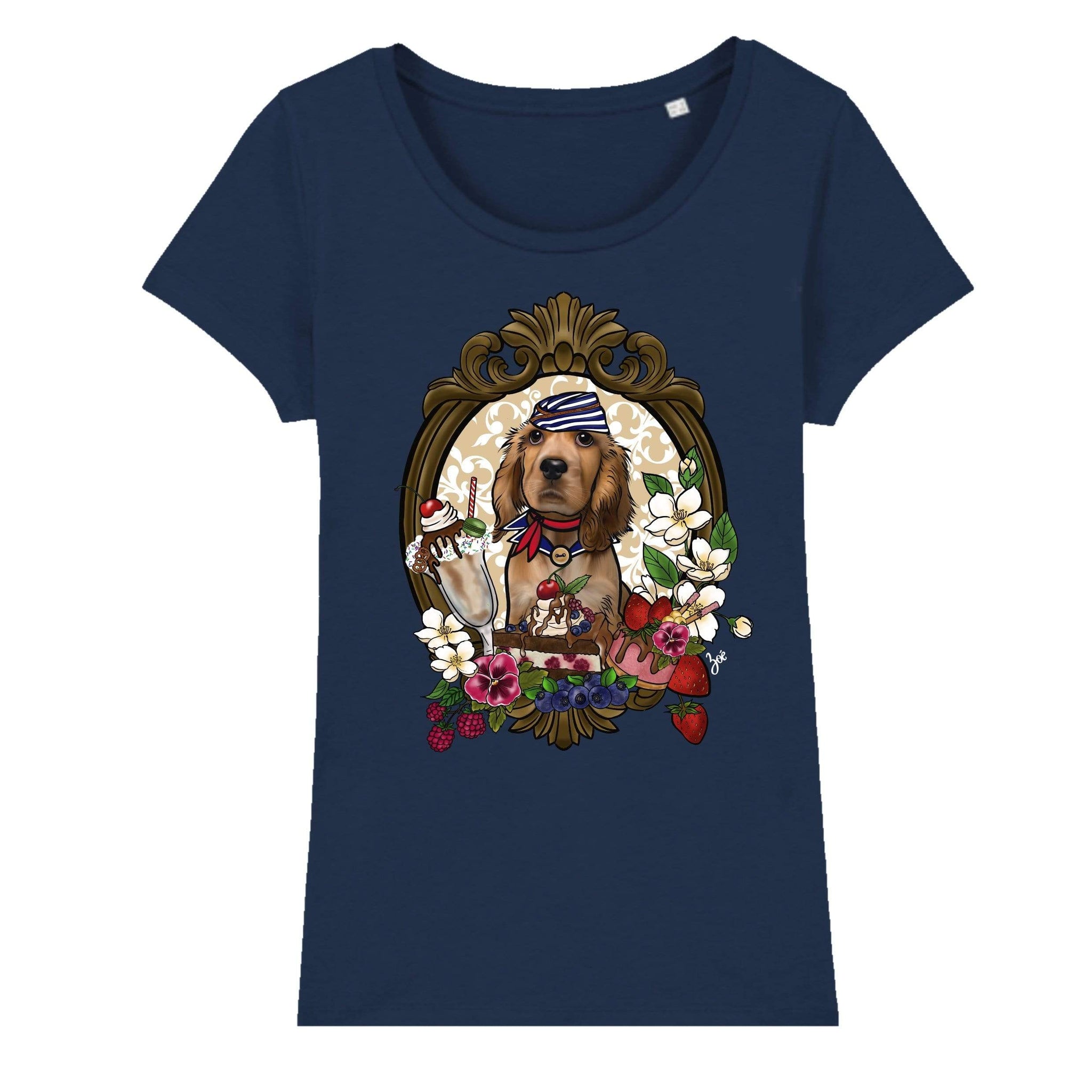 MYTi23 - Pets Heads Philosophy T-Shirt XS Sundae Damen Shirt Cocker Hundeshirt Hundefans