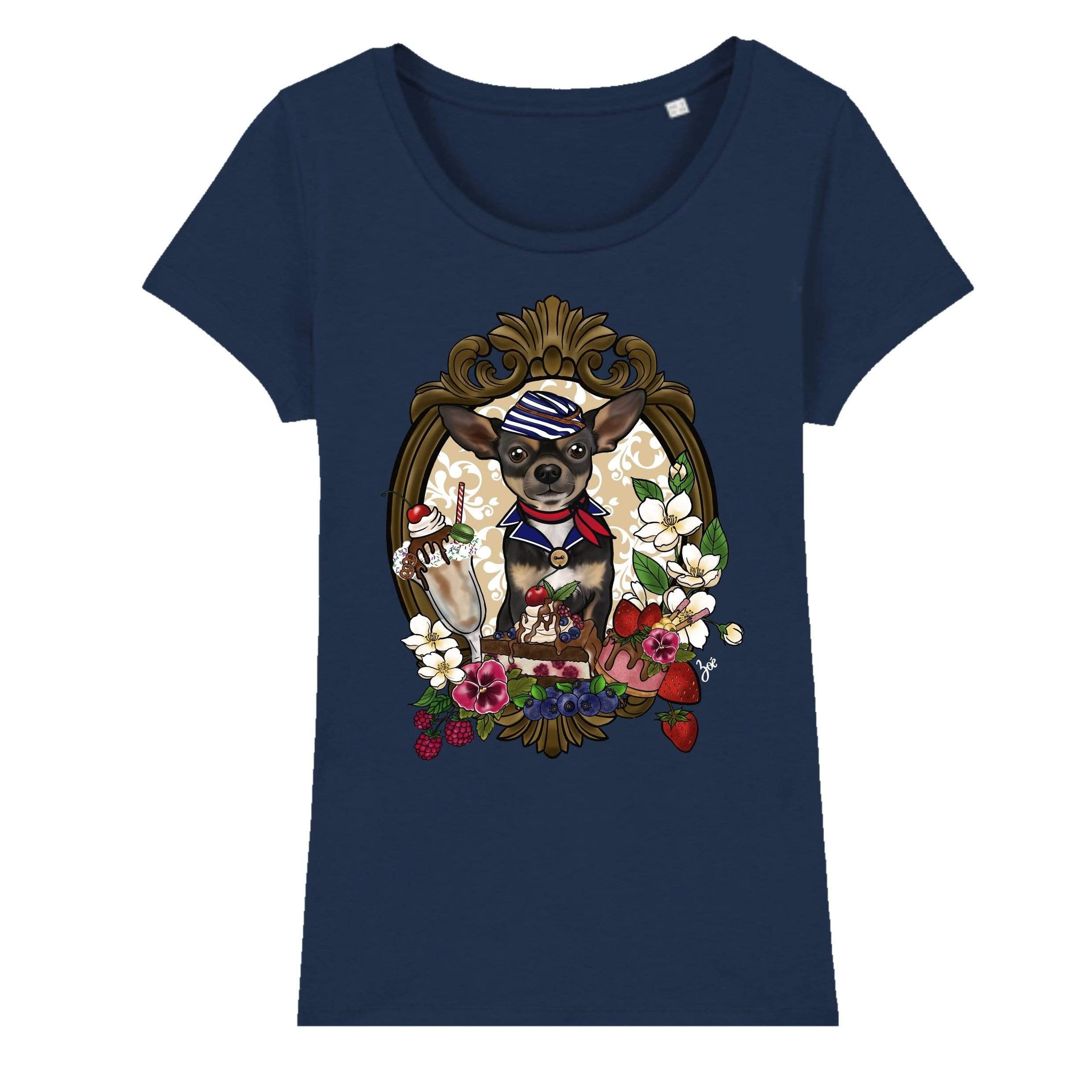 MYTi23 - Pets Heads Philosophy T-Shirt XS Sundae Damen Shirt Kurzhaar Chihuahua Hundeshirt Hundefans