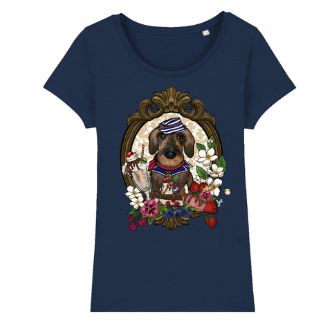 MYTi23 - Pets Heads Philosophy T-Shirt XS Sundae Damen Shirt Rauhaardackel Hundeshirt Hundefans
