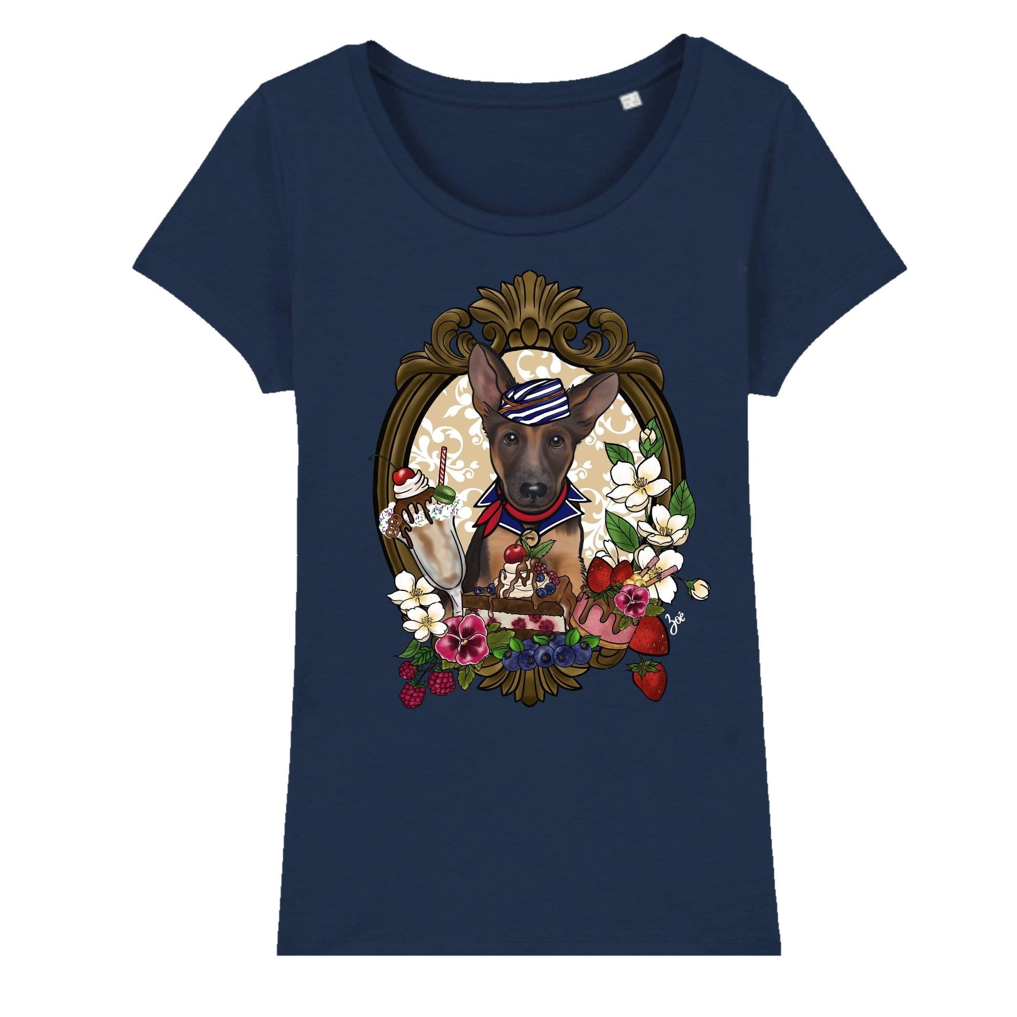 MYTi23 - Pets Heads Philosophy T-Shirt XS Sundae Damen Shirt Schäferhund Hundeshirt Hundefans
