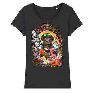 MYTi23 - Pets Heads Philosophy T-Shirt XS Surfer Damen Shirt Bolonka Hundeshirt Hundefans
