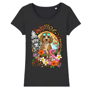 MYTi23 - Pets Heads Philosophy T-Shirt XS Surfer Damen Shirt Pudel Hundeshirt Hundefans
