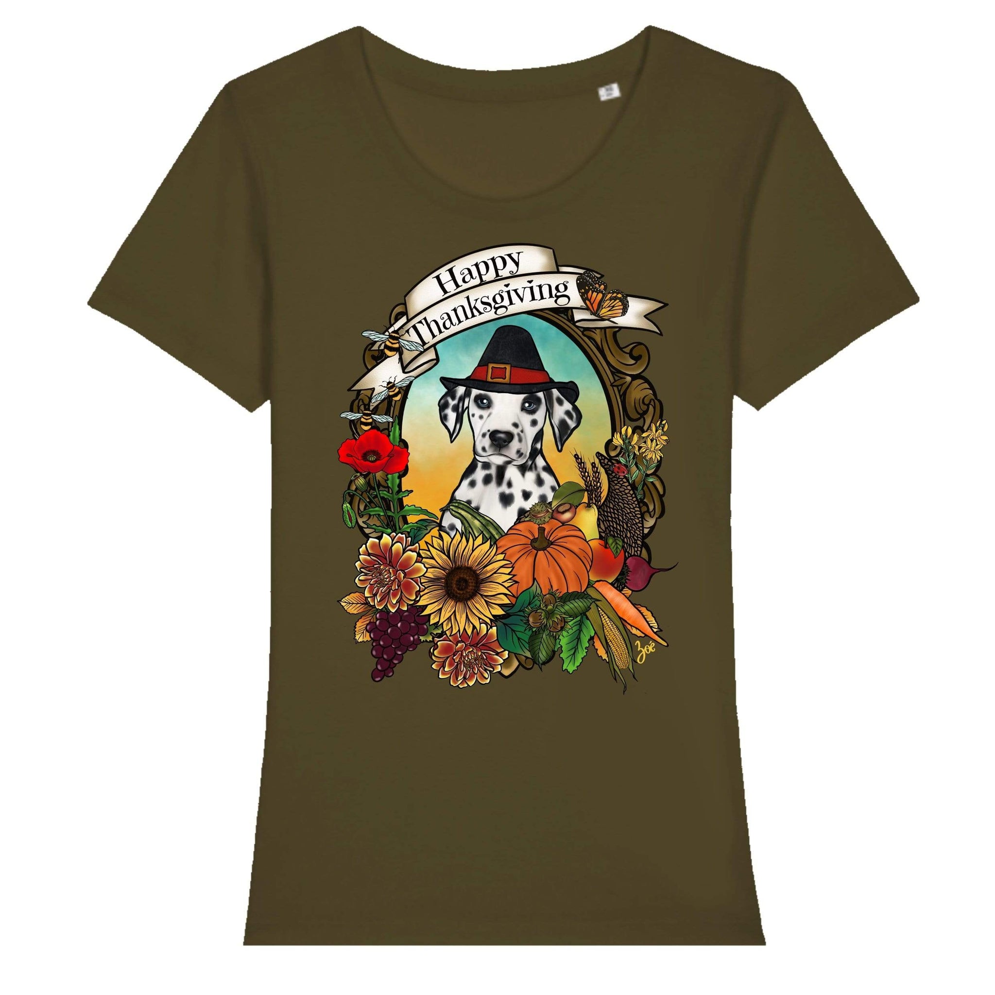 MYTi23 - Pets Heads Philosophy T-Shirt XS Thanksgiving Damen Shirt Dalmatiner Hundeshirt Hundefans