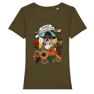 MYTi23 - Pets Heads Philosophy T-Shirt XS Thanksgiving Damen Shirt Englische Bulldogge Hundeshirt Hundefans
