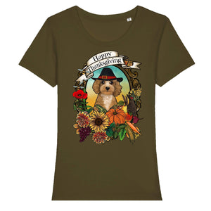 MYTi23 - Pets Heads Philosophy T-Shirt XS Thanksgiving Damen Shirt Pudel Hundeshirt Hundefans