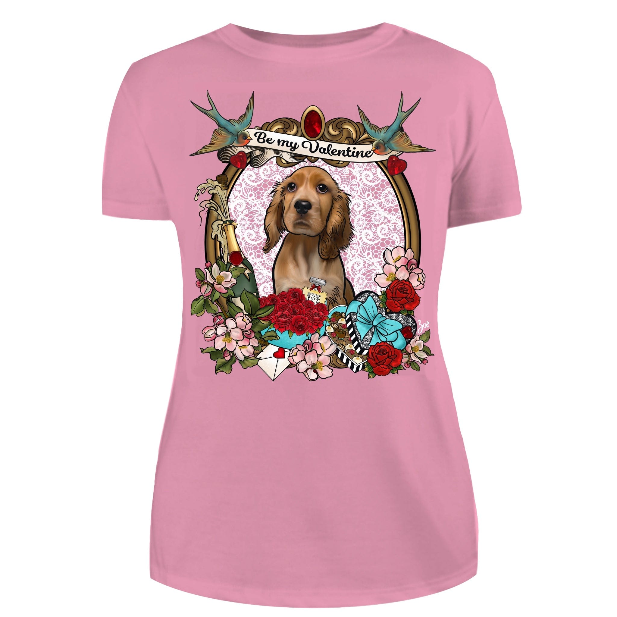 MYTi23 - Pets Heads Philosophy T-Shirt XS Valentine Damen Shirt Cocker Hundeshirt Hundefans