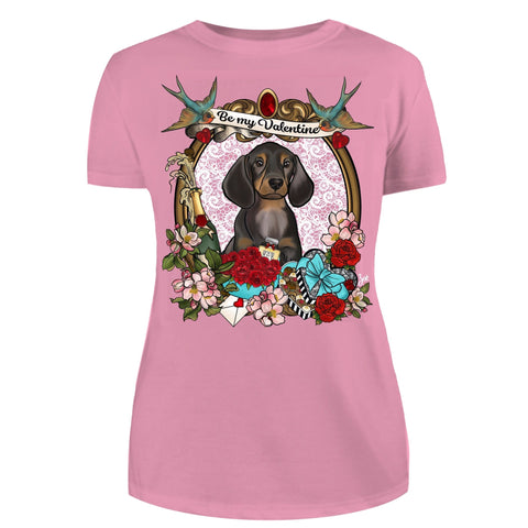 MYTi23 - Pets Heads Philosophy T-Shirt XS Valentine Damen Shirt Dackel Hundeshirt Hundefans