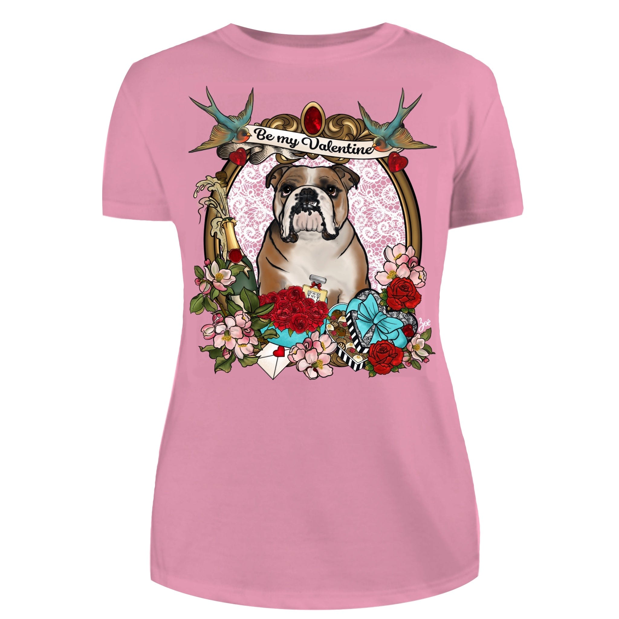 MYTi23 - Pets Heads Philosophy T-Shirt XS Valentine Damen Shirt Englische Bulldogge Hundeshirt Hundefans