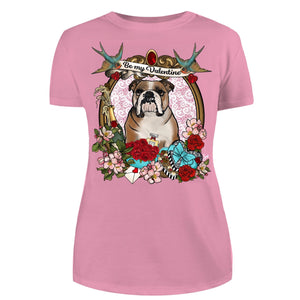 MYTi23 - Pets Heads Philosophy T-Shirt XS Valentine Damen Shirt Englische Bulldogge Hundeshirt Hundefans