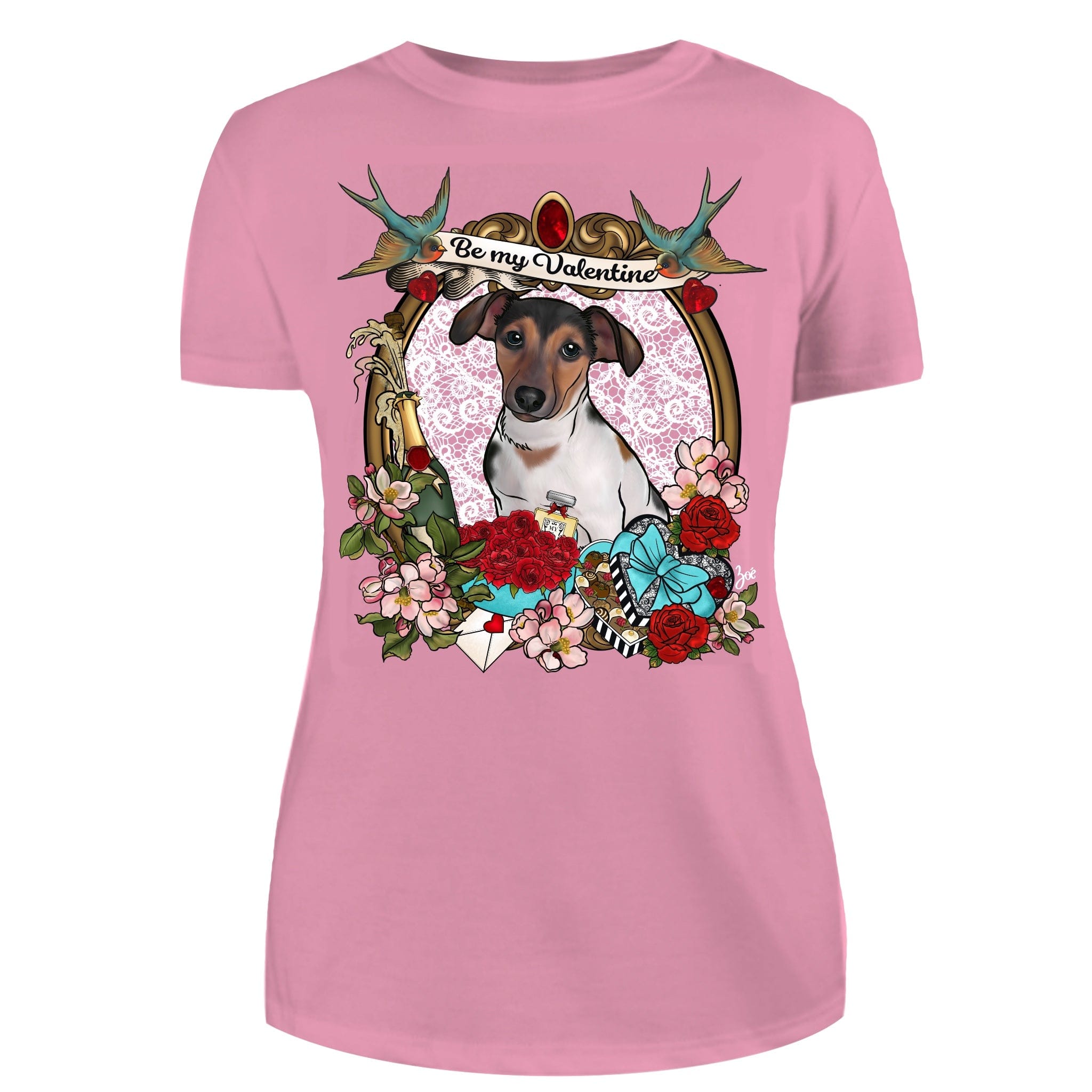 MYTi23 - Pets Heads Philosophy T-Shirt XS Valentine Damen Shirt Jack Russel Hundeshirt Hundefans