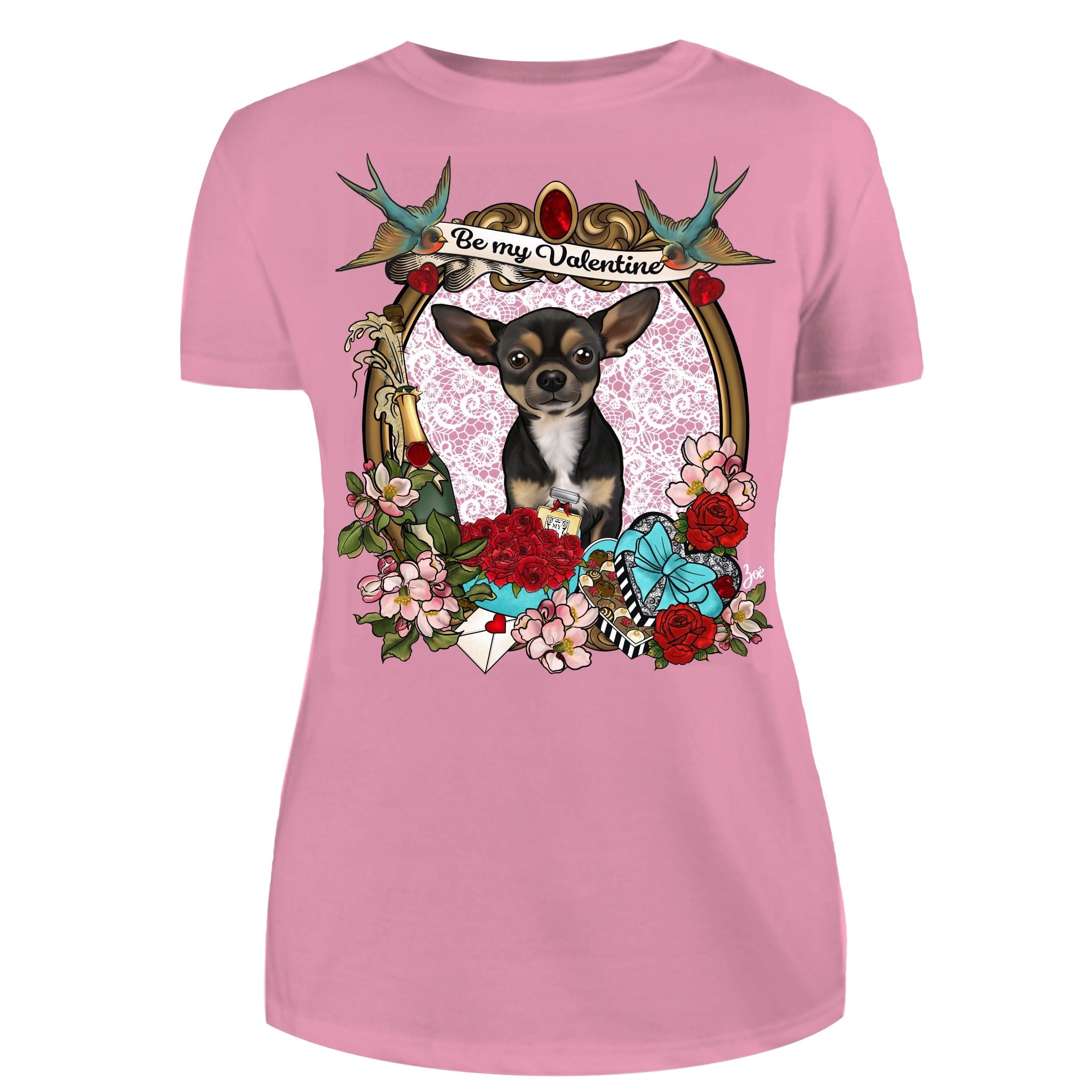 MYTi23 - Pets Heads Philosophy T-Shirt XS Valentine Damen Shirt Kurzhaar Chihuahua Hundeshirt Hundefans