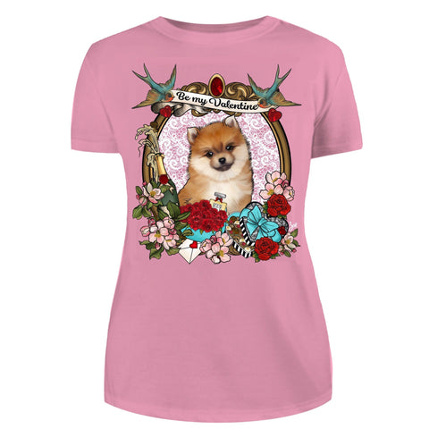 MYTi23 - Pets Heads Philosophy T-Shirt XS Valentine Damen Shirt Pommeraner Hundeshirt Hundefans