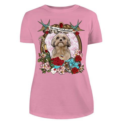 MYTi23 - Pets Heads Philosophy T-Shirt XS Valentine Damen Shirt Shih Tzu Hundeshirt Hundefans