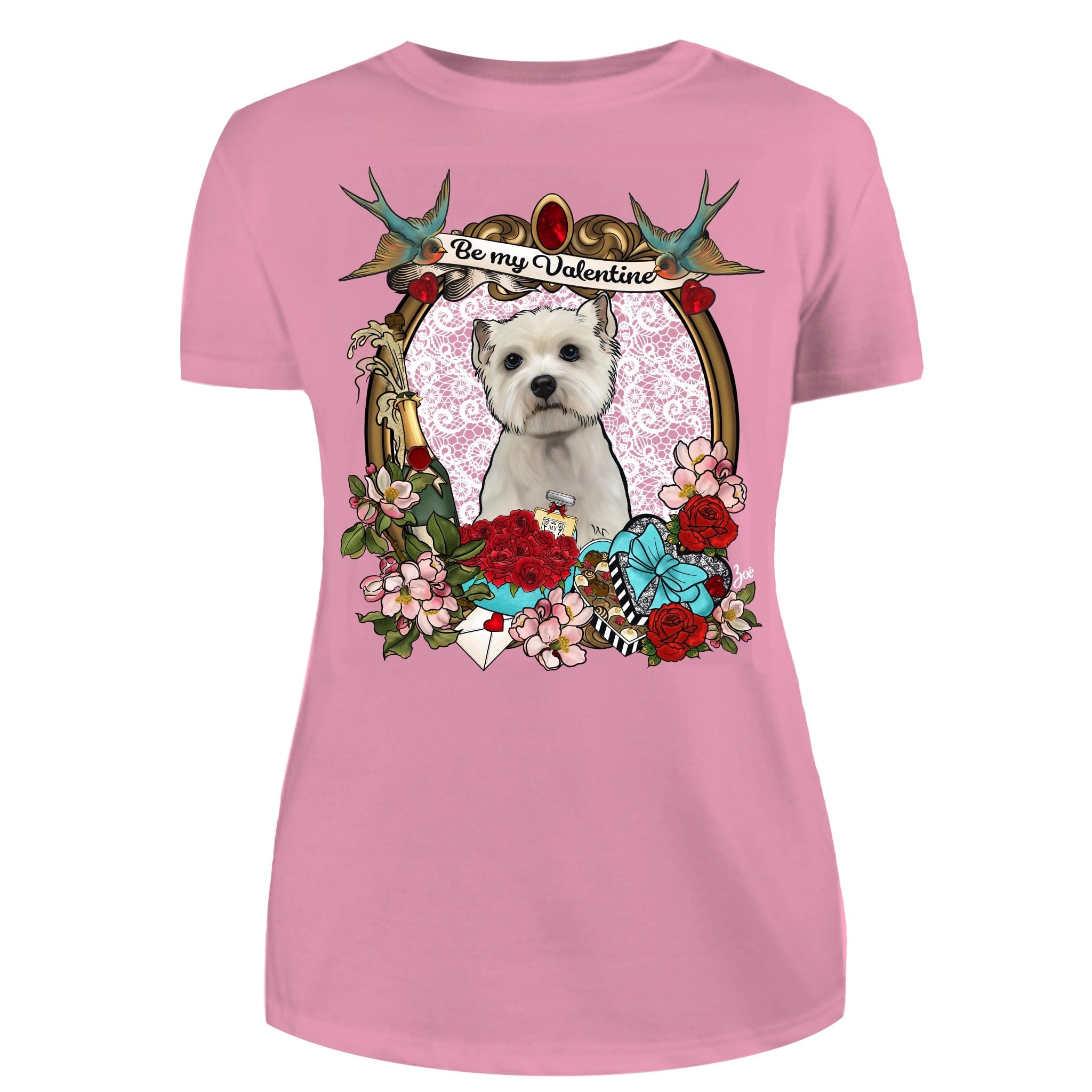 MYTi23 - Pets Heads Philosophy T-Shirt XS Valentine Damen Shirt Westie Hundeshirt Hundefans
