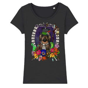 MYTi23 - Pets Heads Philosophy T-Shirt XS Voodoo Damen Shirt Rauhaardackel Hundeshirt Hundefans