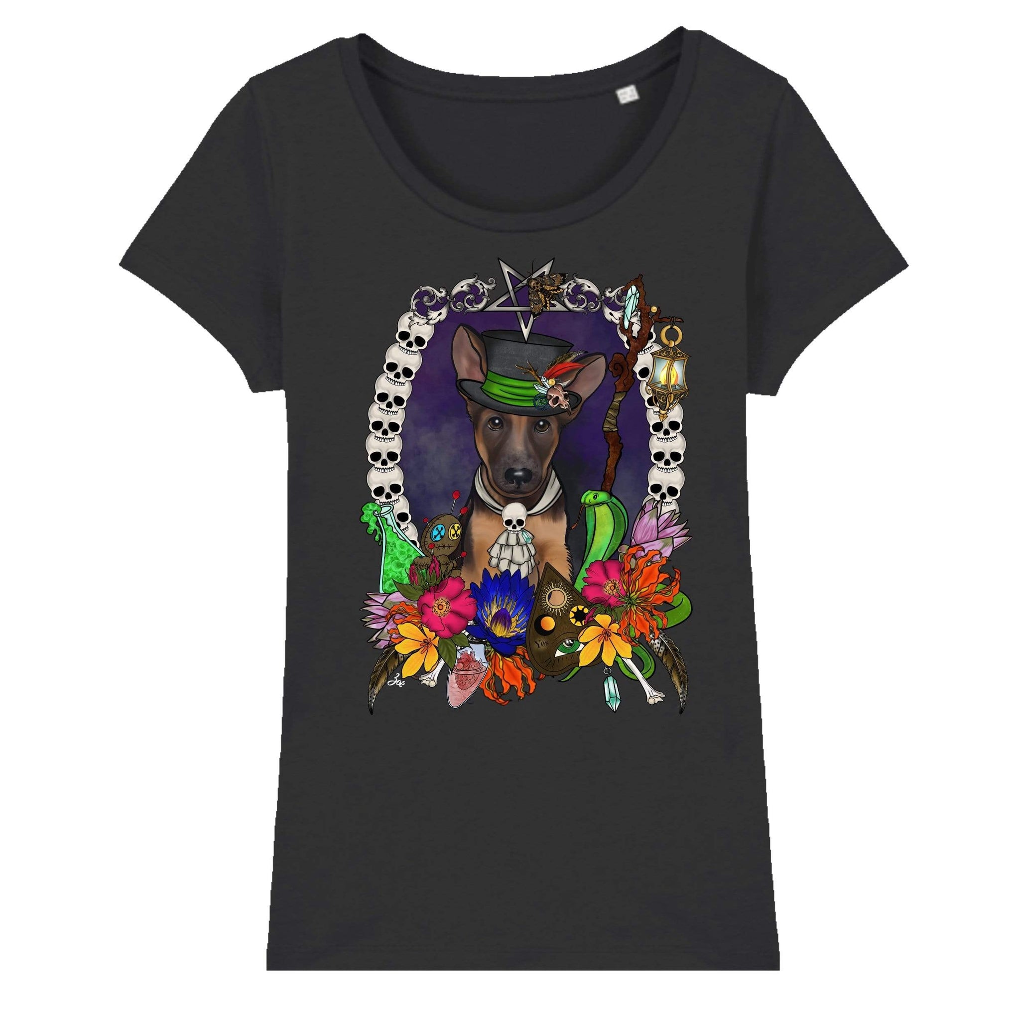 MYTi23 - Pets Heads Philosophy T-Shirt XS Voodoo Damen Shirt Schäferhund Hundeshirt Hundefans