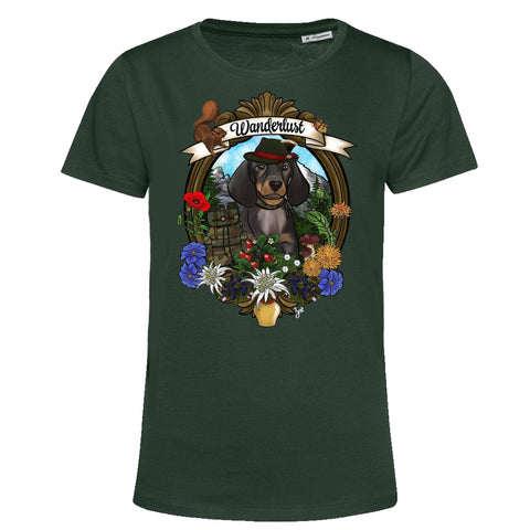 MYTi23 - Pets Heads Philosophy T-Shirt XS Wanderlust Damen Shirt Dackel Hundeshirt Hundefans