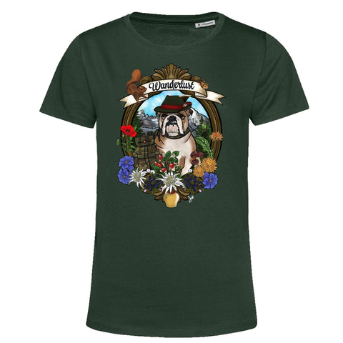 MYTi23 - Pets Heads Philosophy T-Shirt XS Wanderlust Damen Shirt Englische Bulldogge Hundeshirt Hundefans