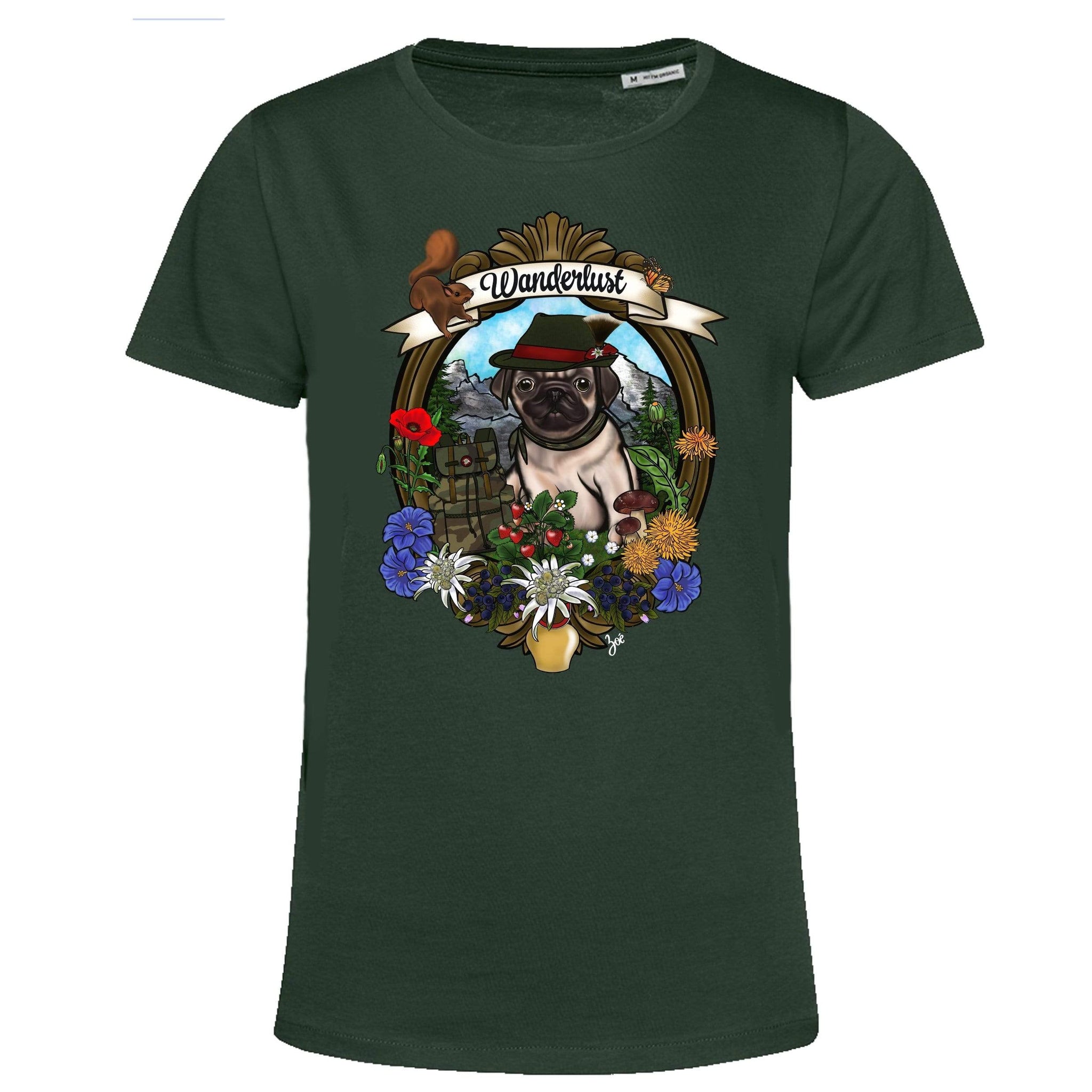 MYTi23 - Pets Heads Philosophy T-Shirt XS Wanderlust Damen Shirt Mops Hundeshirt Hundefans