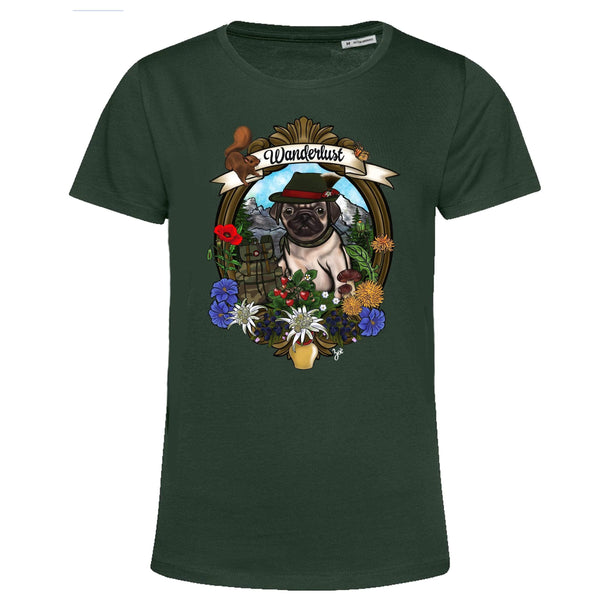 MYTi23 - Pets Heads Philosophy T-Shirt XS Wanderlust Damen Shirt Mops Hundeshirt Hundefans
