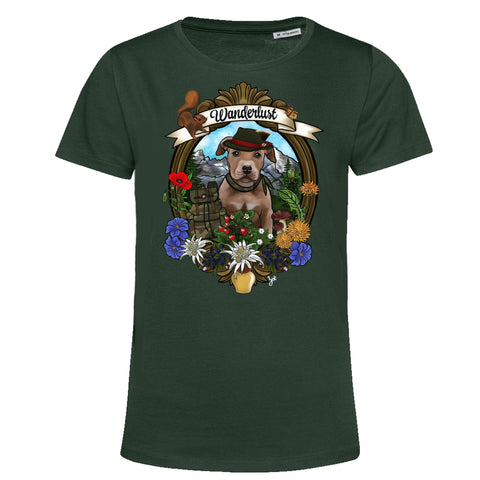 MYTi23 - Pets Heads Philosophy T-Shirt XS Wanderlust Damen Shirt Pitbull Hundeshirt Hundefans