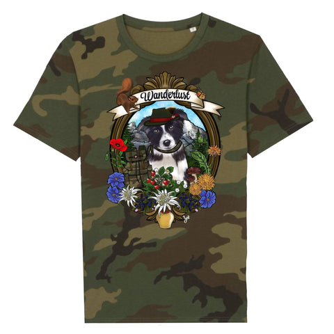 MYTi23 - Pets Heads Philosophy T-Shirt XS Wanderlust Unisex Shirt Border Collie Hundeshirt Hundefans