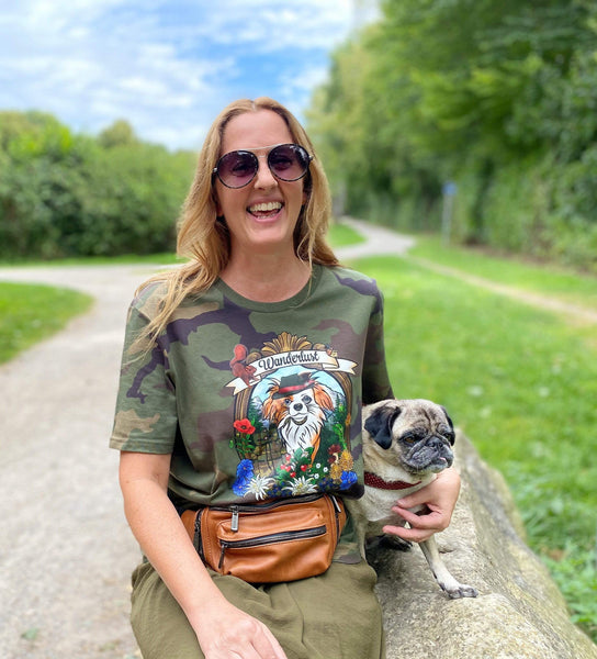 MYTi23 - Pets Heads Philosophy T-Shirt Wanderlust Unisex Shirt Mops Hundeshirt Hundefans