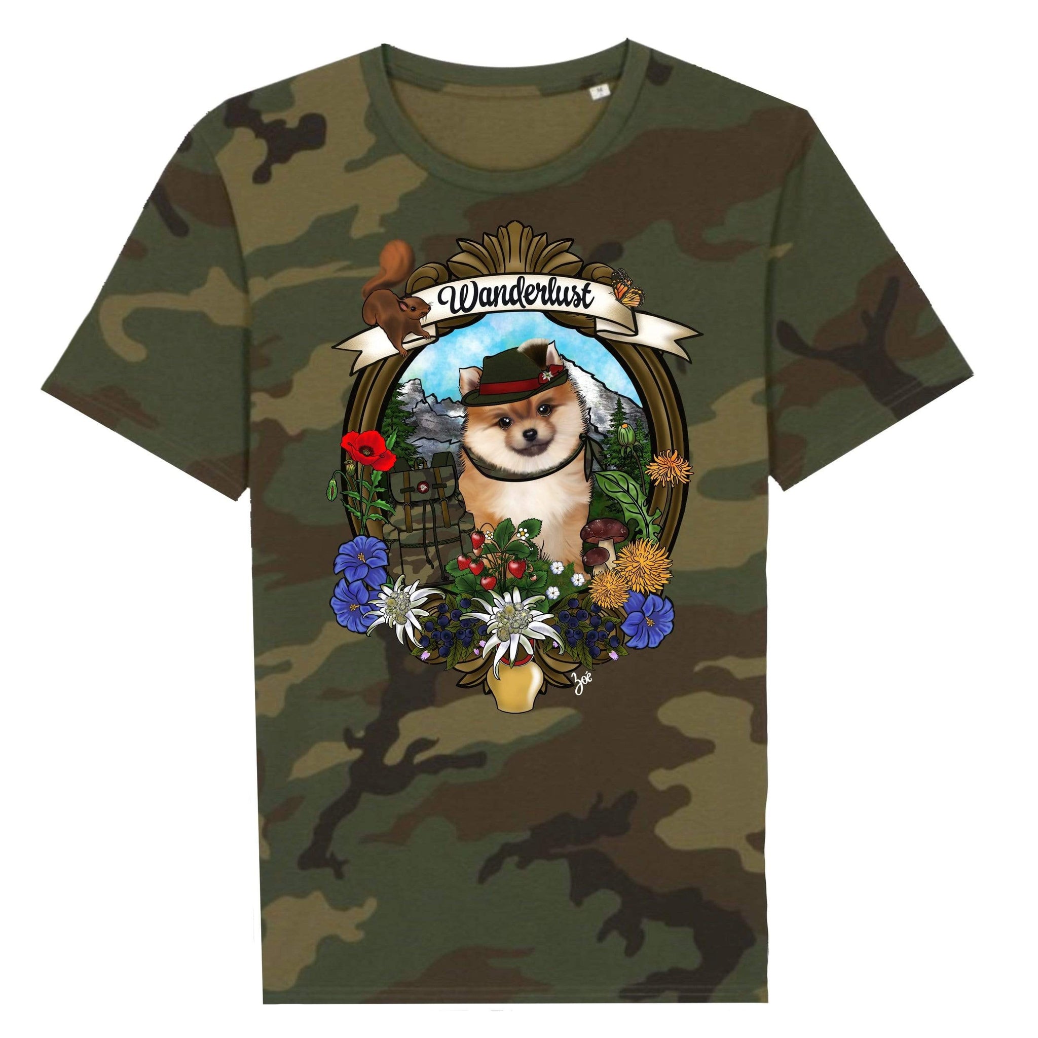 MYTi23 - Pets Heads Philosophy T-Shirt XS Wanderlust Unisex Shirt Pommeraner Hundeshirt Hundefans