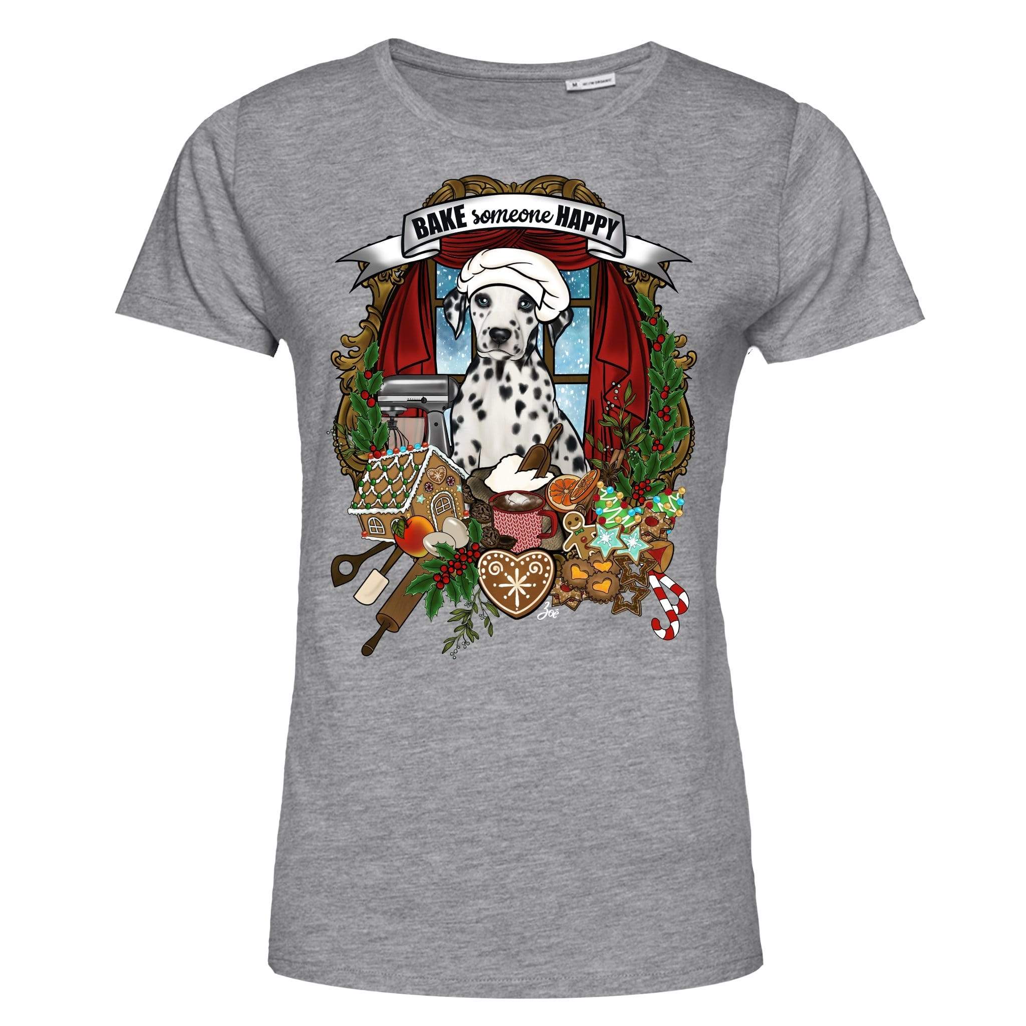 MYTi23 - Pets Heads Philosophy T-Shirt XS Weihnachtsbäckerei Damen Shirt Dalmatiner Hundeshirt Hundefans