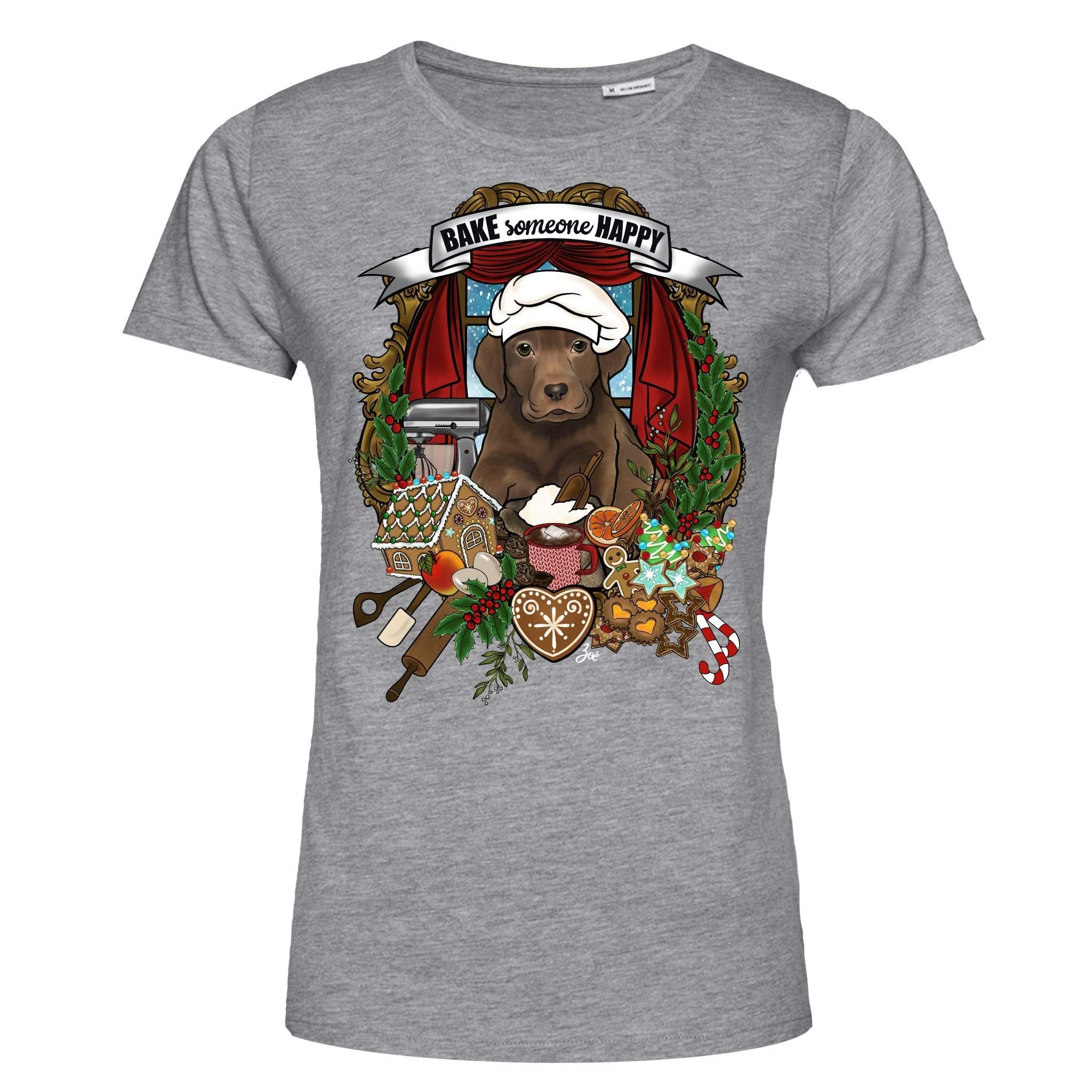 MYTi23 - Pets Heads Philosophy T-Shirt XS Weihnachtsbäckerei Damen Shirt Labrador Hundeshirt Hundefans