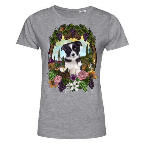 MYTi23 - Pets Heads Philosophy T-Shirt XS Winzer Damen Shirt Border Collie Hundeshirt Hundefans