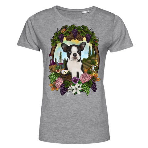 MYTi23 - Pets Heads Philosophy T-Shirt XS Winzer Damen Shirt Boston Terrier Hundeshirt Hundefans