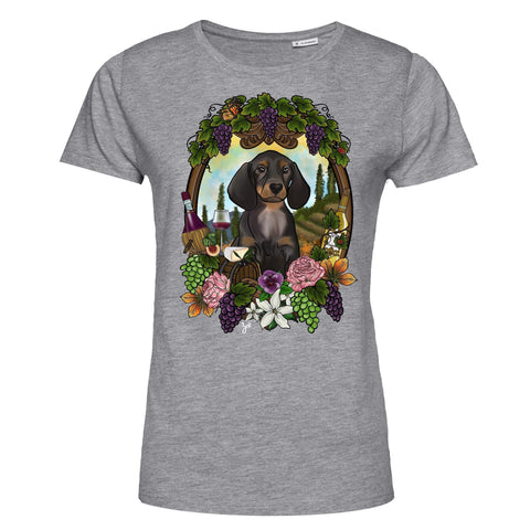 MYTi23 - Pets Heads Philosophy T-Shirt XS Winzer Damen Shirt Dackel Hundeshirt Hundefans