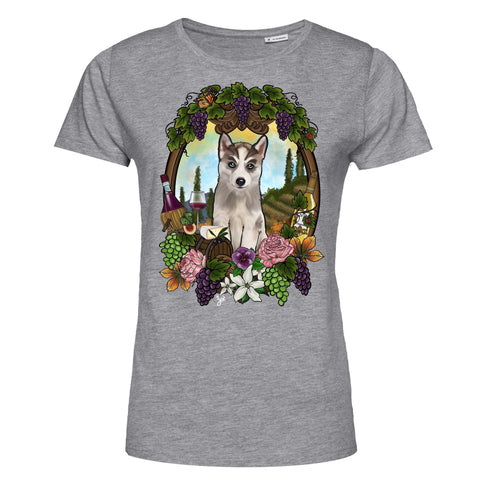 MYTi23 - Pets Heads Philosophy T-Shirt XS Winzer Damen Shirt Husky Hundeshirt Hundefans