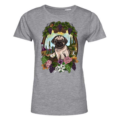 MYTi23 - Pets Heads Philosophy T-Shirt XS Winzer Damen Shirt Mops Hundeshirt Hundefans