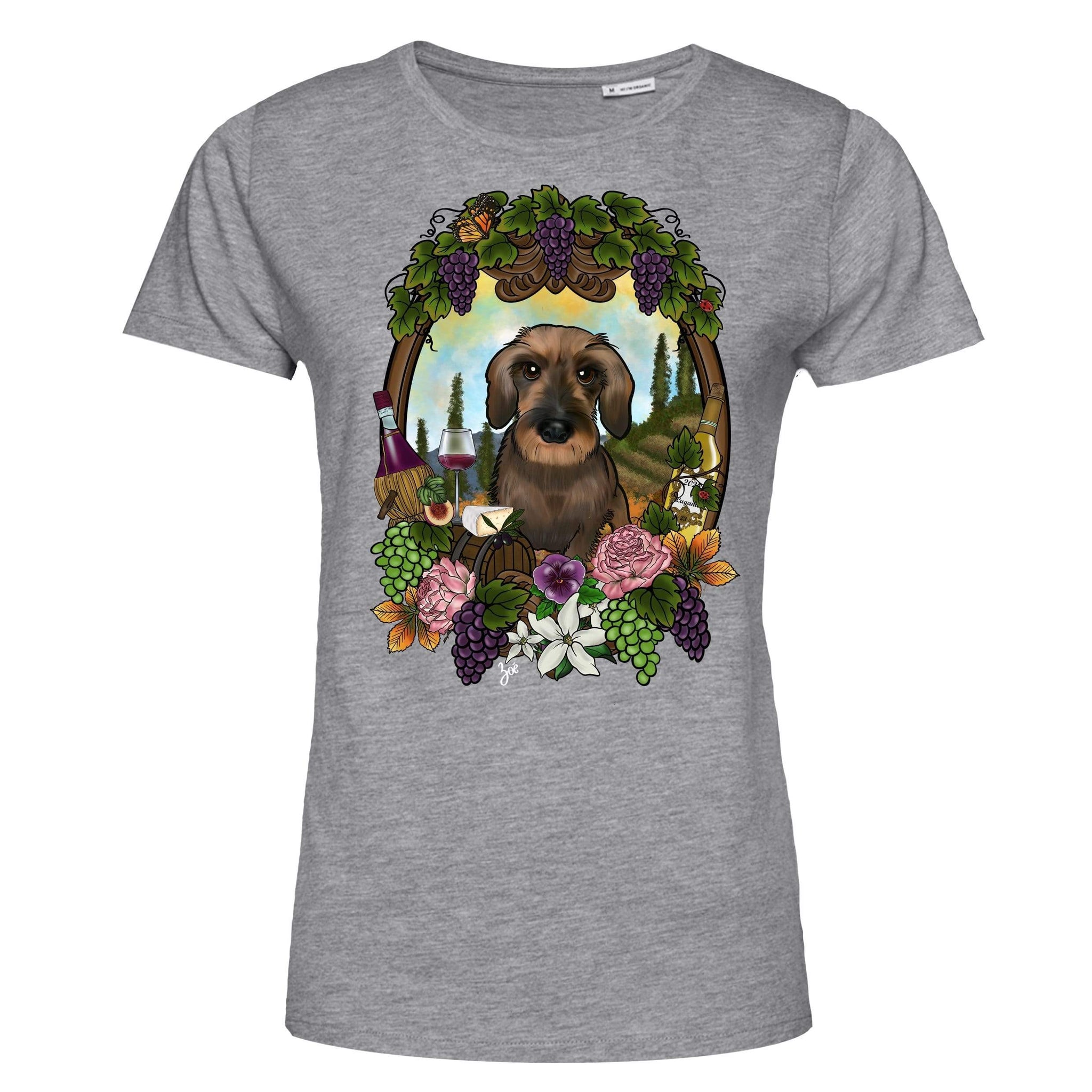 MYTi23 - Pets Heads Philosophy T-Shirt XS Winzer Damen Shirt Rauhaardackel Hundeshirt Hundefans