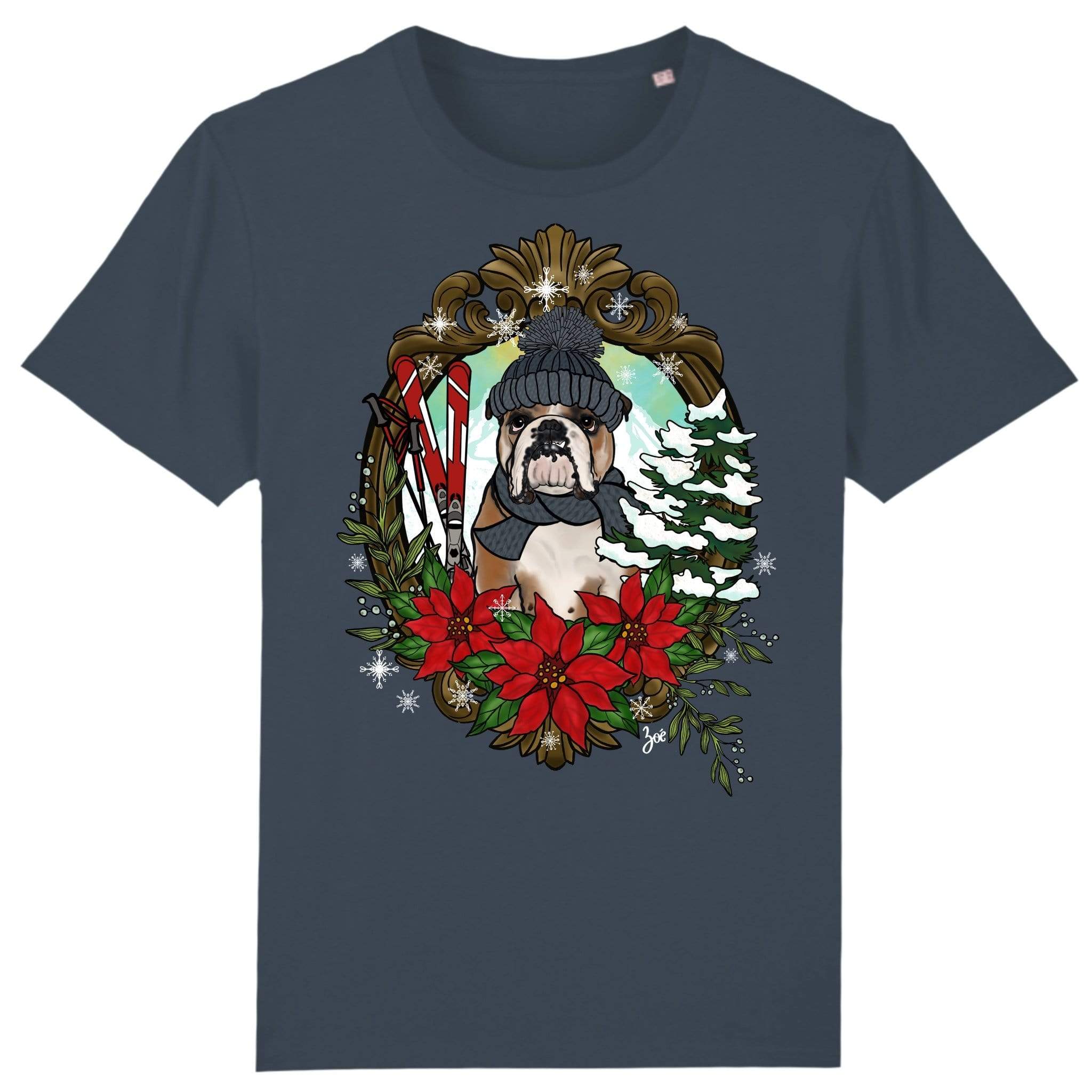 MYTi23 - Pets Heads Philosophy T-Shirt XS Ski Unisex Shirt Englische Bulldogge Hundeshirt Hundefans